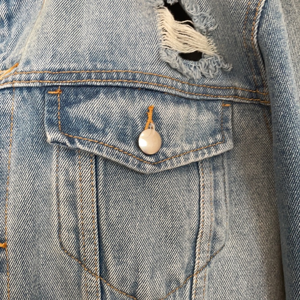 blue wash guess jacket - Picture 2 of 4